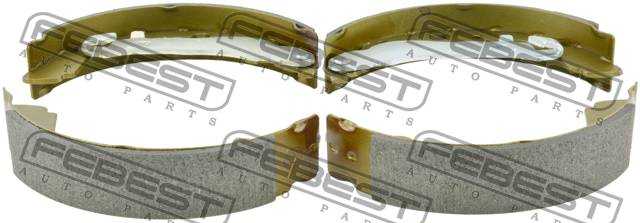 Колодки барабанные RENAULT LOGAN <b>FEBEST 0202-G15RAR</b> - изображение