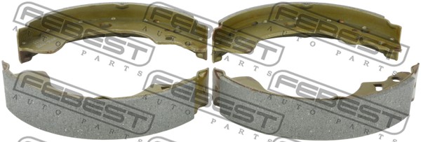 Колодки барабанные NISSAN PRIMERA P11 1996-2001 <b>FEBEST 0202-N16R</b> - изображение