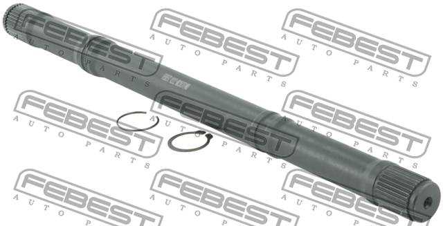 Полуось левая NISSAN QASHQAI+2 JJ10E 2008-2013 <b>FEBEST 0212-MR20CVT4WD</b> - изображение 1