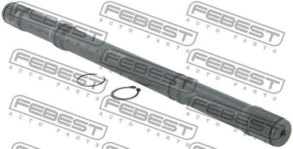 Полуось левая NISSAN QASHQAI+2 JJ10E 2008-2013 <b>FEBEST 0212-MR20CVT4WD</b> - изображение
