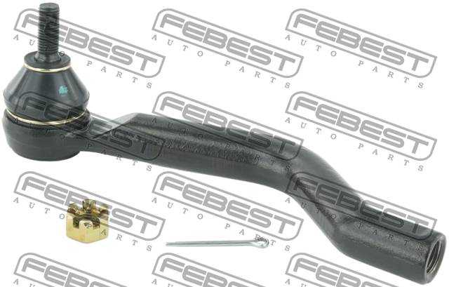Наконечник рулевой левый NISSAN QASHQAI UK MAKE J11E 2013- <b>FEBEST 0221-J11ELH</b> - изображение 1