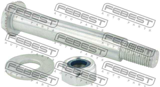 Болт-эксцентрик с гайкой NISSAN NISSAN TRUCK D22 1997.02-2012.03 [GL] <b>FEBEST 0229-015-KIT</b> - изображение