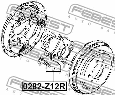 Ступица колеса FEBEST 0282-Z12R - изображение 3