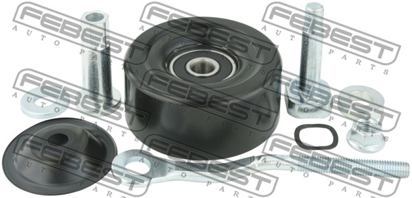 Ролик натяжной комплект подходит для NISSAN PATHFINDER R51M 2005.01-2014.11 [EL] <b>FEBEST 0287-D40B</b> - изображение