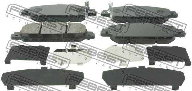 Колодки тормозные передние подходит для HONDA ACCORD CR1 2013-2014 [GN] <b>FEBEST 0301-CR5F</b> - изображение 1
