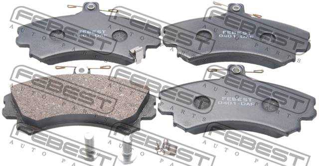 Колодки тормозные дисковые передний для MITSUBISHI COLT(Z2#A,Z3#A) <b>FEBEST 0401-DAF</b> - изображение 2