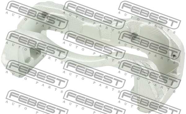 Скоба суппорта передн левая MITSUBISHI PAJERO II V14W-V55W 1991-2004 <b>FEBEST 0477C-K96WFL</b> - изображение