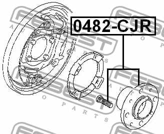 Ступица колеса FEBEST 0482-CJR - изображение 3