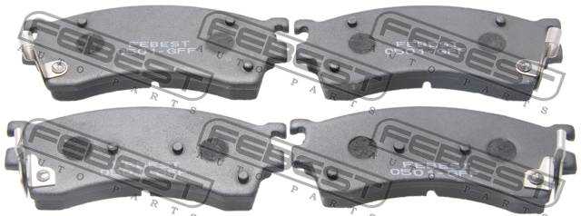 Колодки тормозные дисковые передний <b>FEBEST 0501-GFF</b> - изображение 2