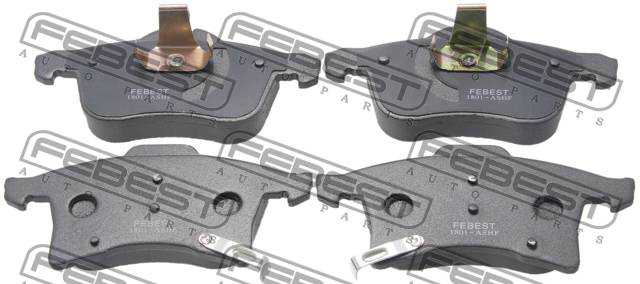 Колодки тормозные дисковые передний <b>FEBEST 1801-ASHF</b> - изображение 2