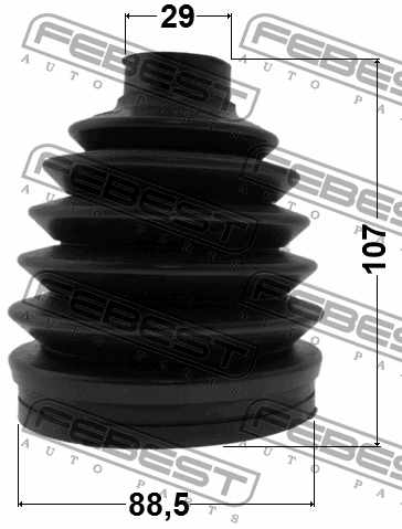 Пыльник приводного вала FEBEST 2017P-GRCH - изображение 3