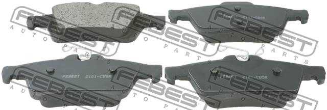 Колодки тормозные задние FORD FOCUS II CB4 2008-2011 <b>FEBEST 2101-CBSR</b> - изображение 1