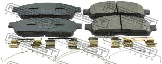 Колодки тормозные дисковые передний <b>FEBEST 2101-F150F</b> - изображение 2