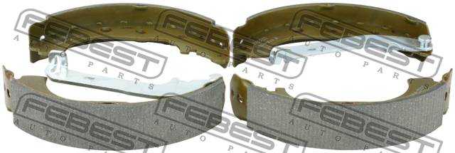 Колодки барабанные FORD FOCUS II 2004-2008 <b>FEBEST 2102-FOCIIR</b> - изображение 1
