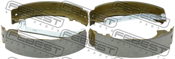 Колодки барабанные FORD FOCUS II 2004-2008 <b>FEBEST 2102-FOCIIR</b> - изображение