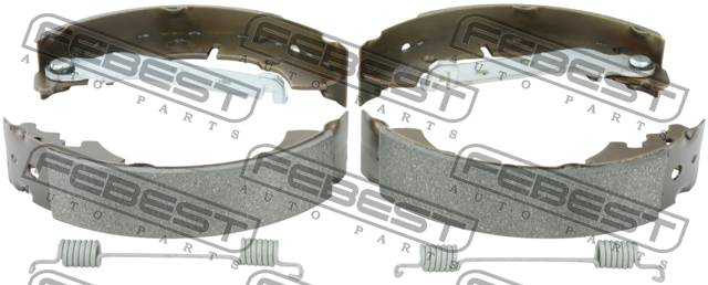 Колодки барабанные FORD FIESTA/FUSION (CBK) 2001-2008 <b>FEBEST 2102-JHR</b> - изображение 1