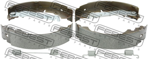 Колодки барабанные FORD FIESTA/FUSION (CBK) 2001-2008 <b>FEBEST 2102-JHR</b> - изображение