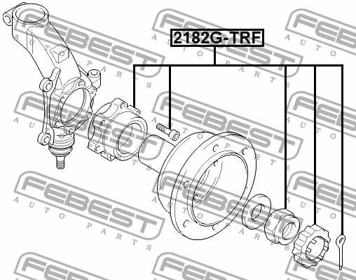 Подшипник ступицы передний FORD TRANSIT FY 2000-2006 <b>FEBEST 2182G-TRF</b> - изображение 1