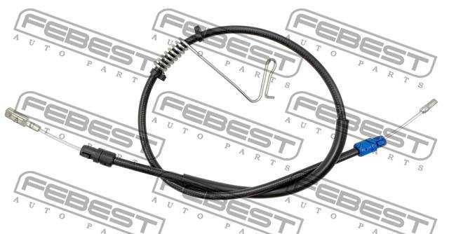 Трос ручного тормоза правый <b>FEBEST 2199-TT92WHRH</b> - изображение