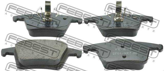 Колодки тормозные дисковые задний <b>FEBEST 2701-XC90R</b> - изображение 2