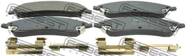 Колодки тормозные дисковые передний <b>FEBEST 3201-SRXF</b> - изображение 2