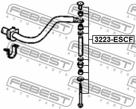Тяга / стойка стабилизатора FEBEST 3223-ESCF - изображение 3