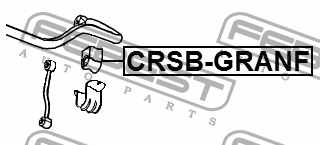 Опора стабилизатора FEBEST CRSB-GRANF - изображение 3
