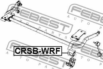 Опора стабилизатора FEBEST CRSB-WRF - изображение 3