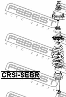 Тарелка пружины FEBEST CRSI-SEBR - изображение 3
