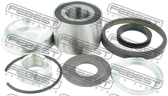 Подшипник ступицы задний CITROEN C3 2002-2009 <b>FEBEST DAC25520037-KIT8</b> - изображение 2