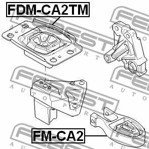 Подвеска двигателя FEBEST FDM-CA2TM - изображение 3