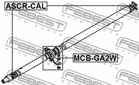 Подшипник подвесной MITSUBISHI OUTLANDER CW# 2006-2012 <b>FEBEST MCB-GA2W</b> - изображение 1