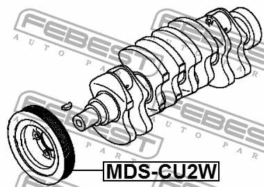 Шкив коленвала MITSUBISHI LANCER CS 2000-2009 <b>FEBEST MDS-CU2W</b> - изображение 1
