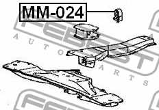 Подвеска двигателя FEBEST MMB-027 - изображение 1