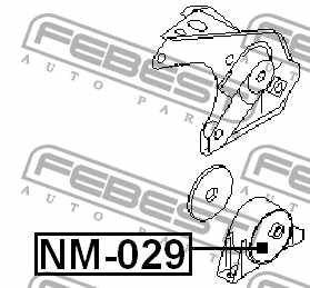 Подвеска двигателя FEBEST NM-029 - изображение 3
