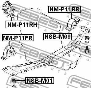 Втулка лыжи <b>FEBEST NSB-M09</b> - изображение 3