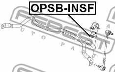 Опора стабилизатора FEBEST OPSB-INSF - изображение 3