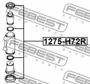 Подвеска двигателя FEBEST RNM-K4M - изображение 1