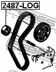 Подвеска коробки передач FEBEST RNM-LOG14RR - изображение 1
