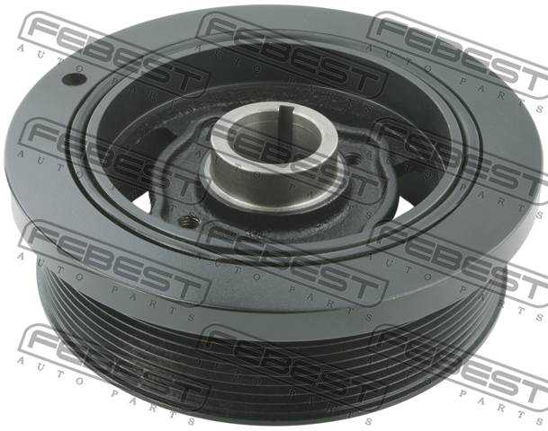 Шкив коленвала TOYOTA LAND CRUISER 200 UZJ200/VDJ200/GRJ200/URJ20# 2007- <b>FEBEST TDS-1URFE</b> - изображение 1