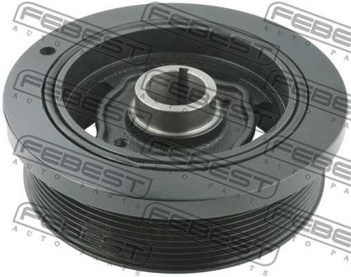 Шкив коленвала TOYOTA LAND CRUISER 200 UZJ200/VDJ200/GRJ200/URJ20# 2007- <b>FEBEST TDS-1URFE</b> - изображение