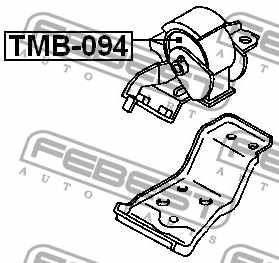 Опора двигателя <b>FEBEST TMB-094</b> - изображение 1