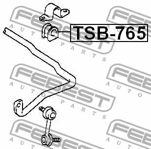 Опора стабилизатора FEBEST TSB-765 - изображение 3