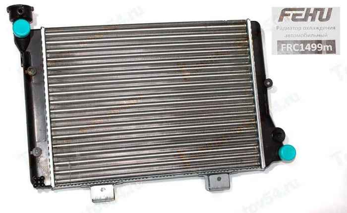 Радиатор охлаждения ВАЗ 2106 алюминиевый <b>FEHU FRC1499m</b> - изображение