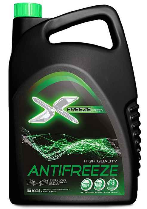 Антифриз X-FREEZE зеленый  (5кг) - изображение