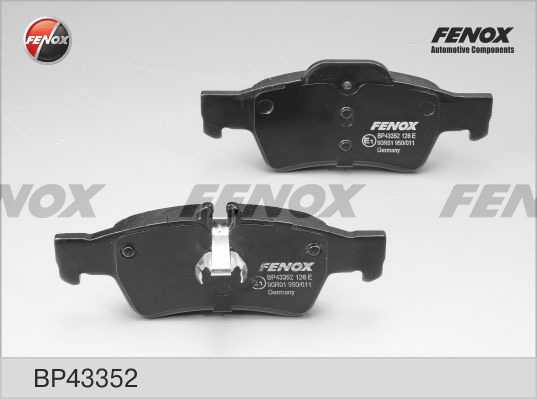 Колодки задние MB W211, 2.0-2.7CDi, 02- <b>FENOX BP43352</b> - изображение 1