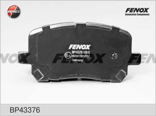 Колодки передние Toyota Avensis Verso 2.0, 01-, AKEBONO <b>FENOX BP43376</b> - изображение 1