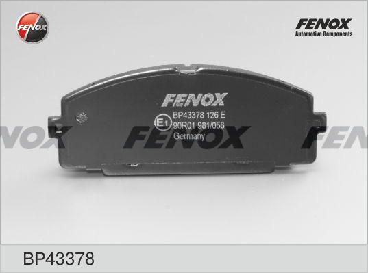 Колодки передние Toyota Hiace 2.0-2.7 +4WD, 95-, SUMITOMO <b>FENOX BP43378</b> - изображение Колодки передние Toyota Hiace 2.0-2.7 +4WD, 95-, SUMITOMO <b>FENOX BP43378</b> - изображение