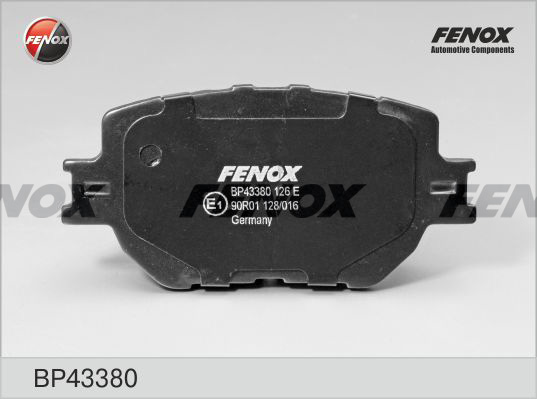 Колодки передние Toyota Land Cruiser J12 4.0-3.0, 03-, SUMITOMO <b>FENOX BP43380</b> - изображение