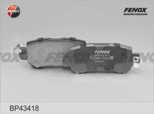 Колодки задние Mazda CX-5 2.0, 11- <b>FENOX BP43418</b> - изображение 1